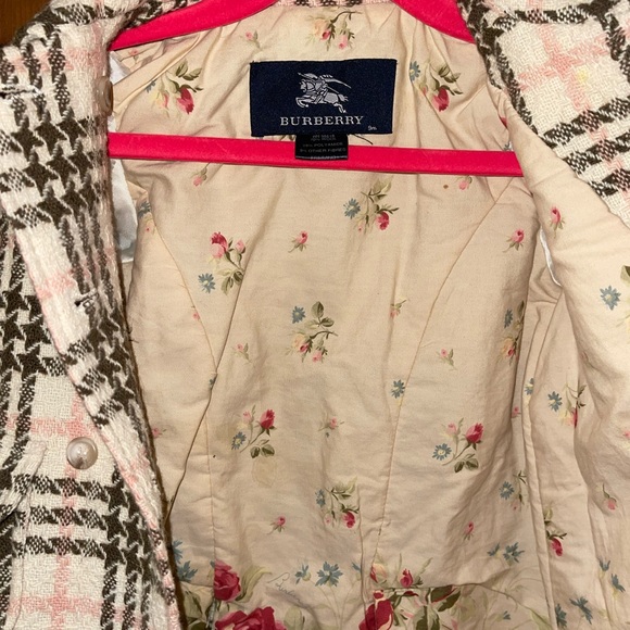 Burberry Tweed Pea Coat (9M) - Picture 6 of 9